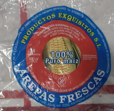 Arepas frescas