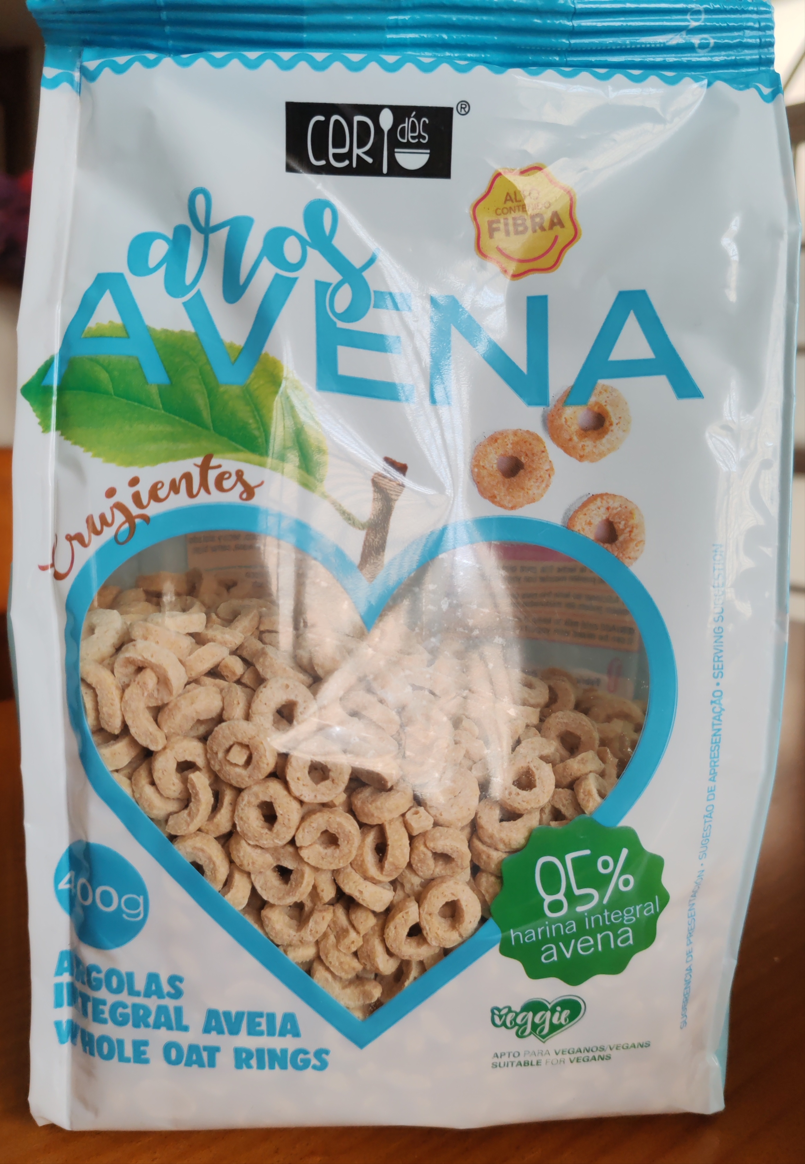 Aros avena crujientes