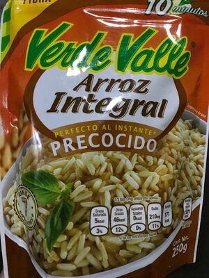 Arroz Integral Preocido Verde Valle