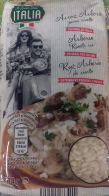 Arroz arborio para risotto