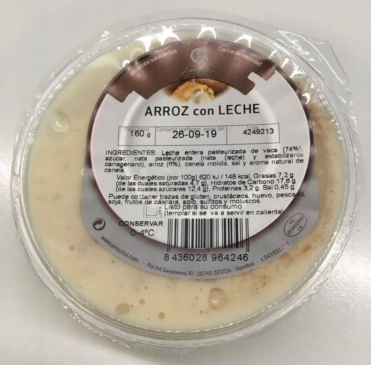 Arroz con leche