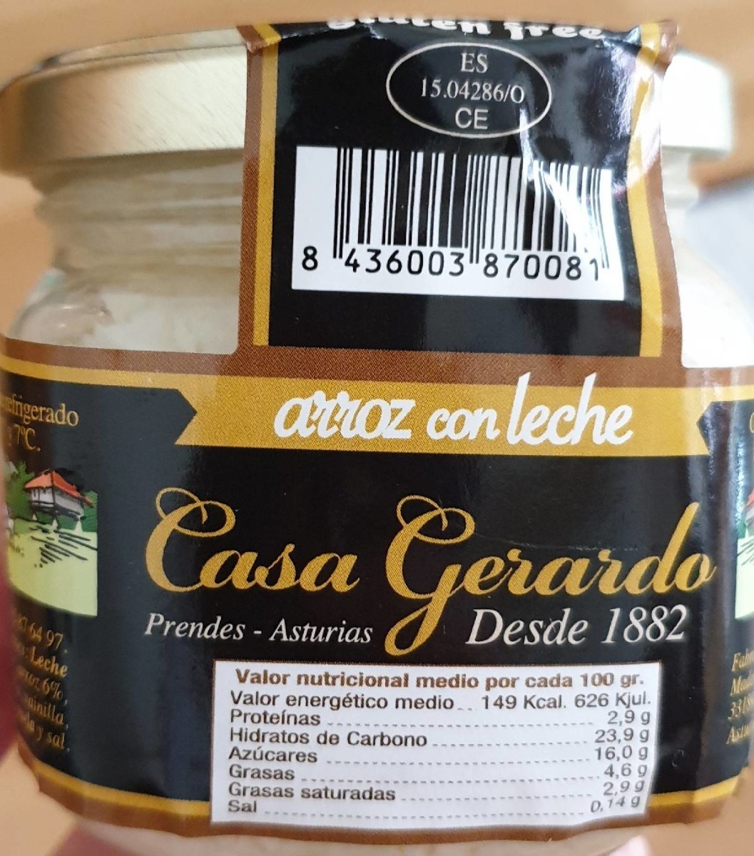 Arroz con leche