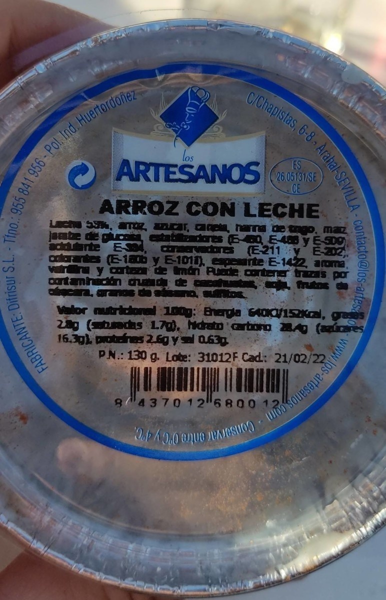Arroz con leche