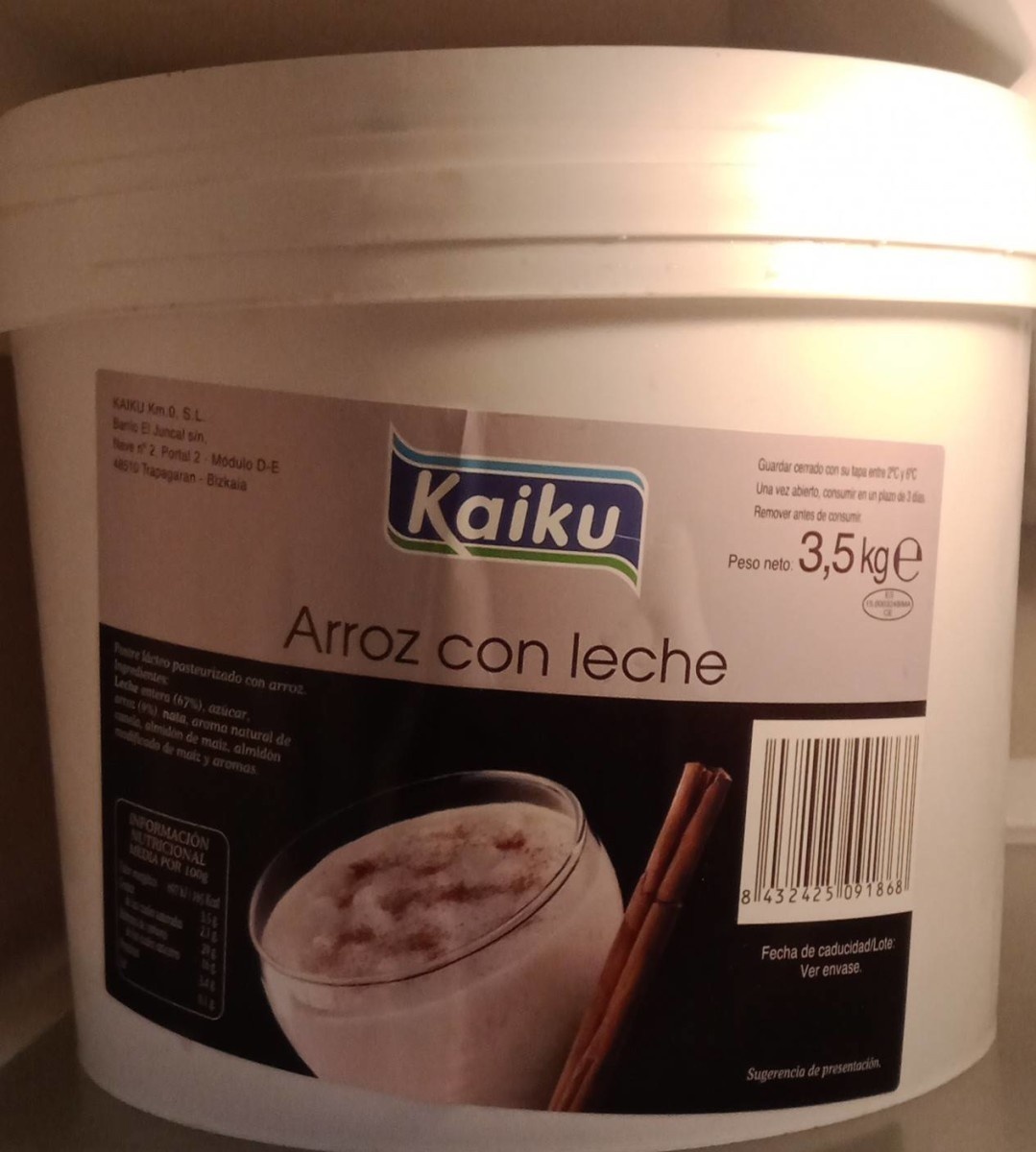 Arroz con leche