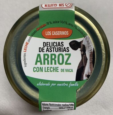 Arroz con leche de vaca