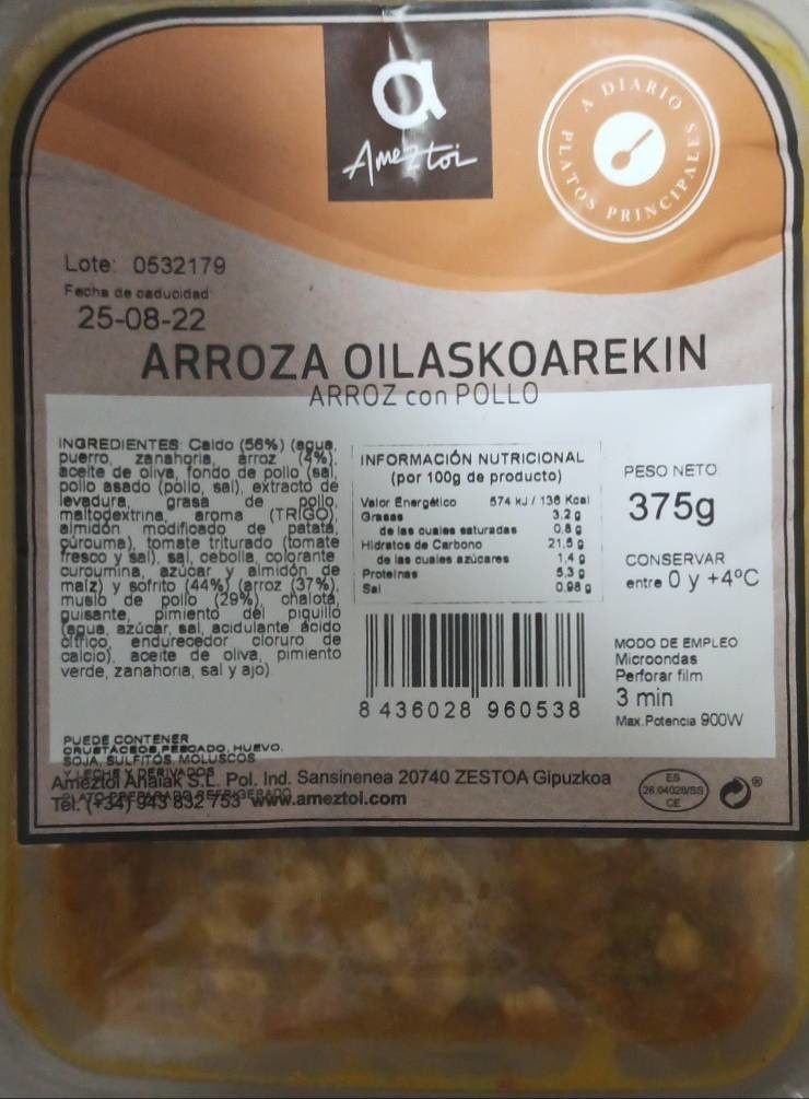 Arroz con pollo
