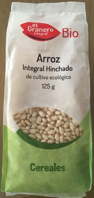 Arroz integral hinchado de cultivo ecológico
