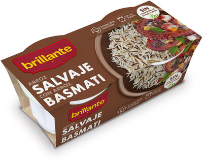 Arroz salvaje con arroz basmati