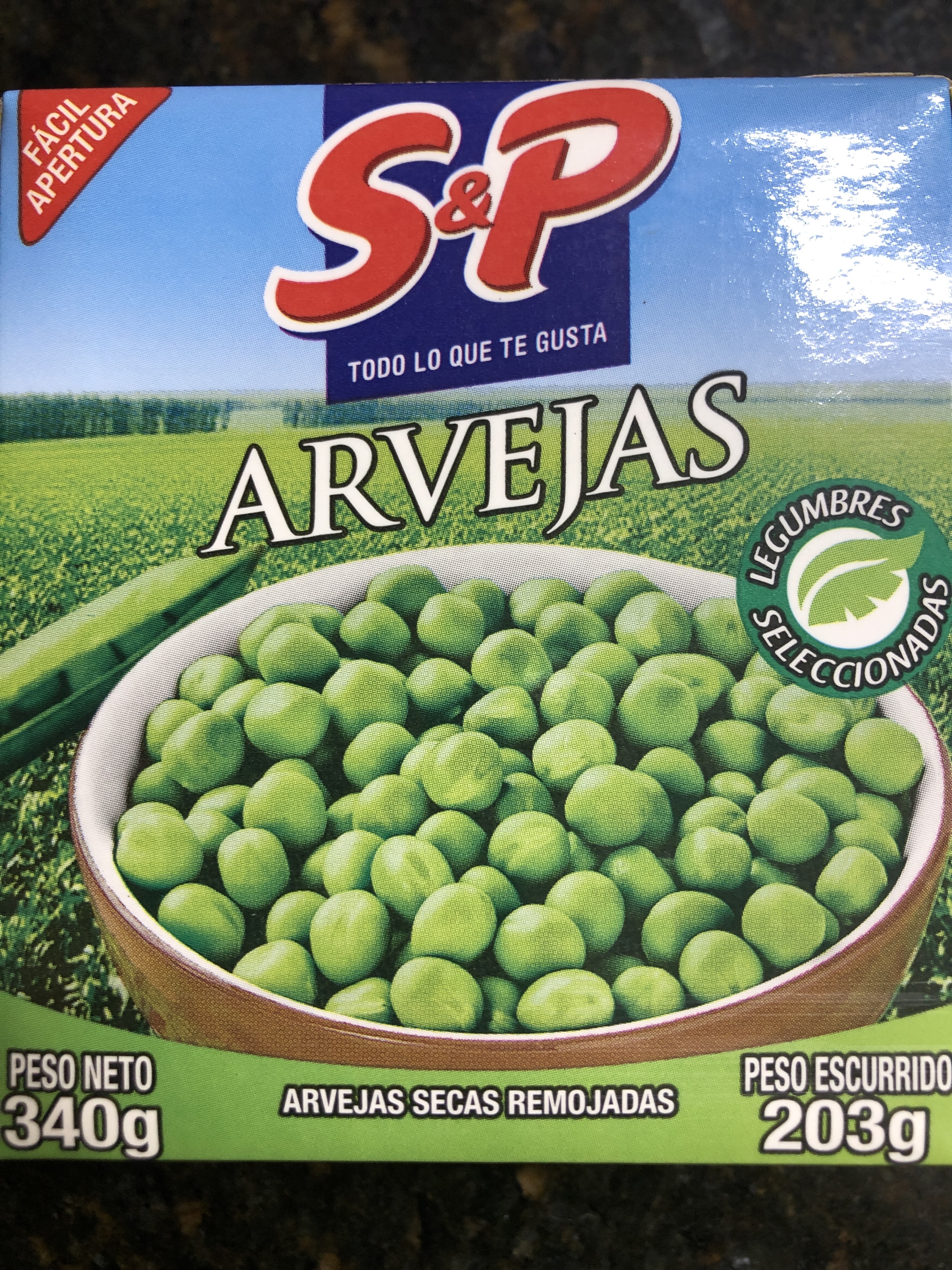 Arvejas S&P