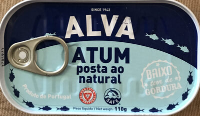 Atum posta ao natural