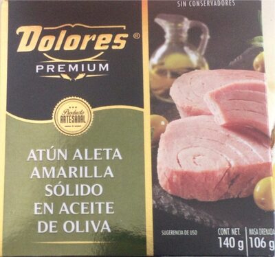 Atun aleta amarilla solido en aceite de oliva
