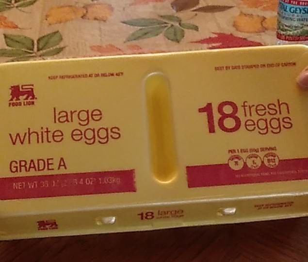 18 Eggs Large White