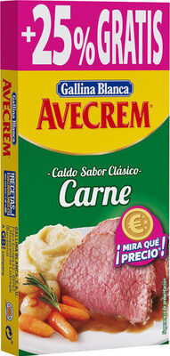 Avecrem caldo de carne