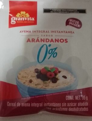 Avena integral instantánea(techo)