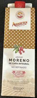 Azúcar moreno de caña integral no refinado