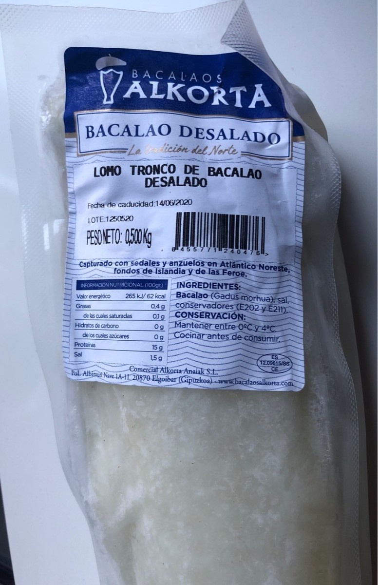 Bacalao desalado