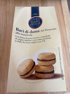 Baci di dama del Piemonte alla mandorla