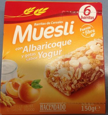 Barre muesli abricot & yaourt