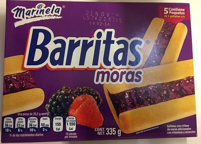 Barritas de Mora