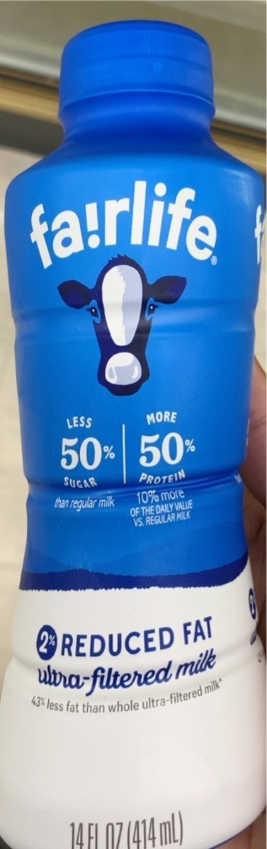 2% Reduced Fat ultra-filtered milk