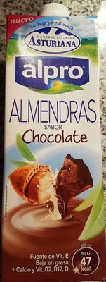 Alpro almendras sabor chocolate