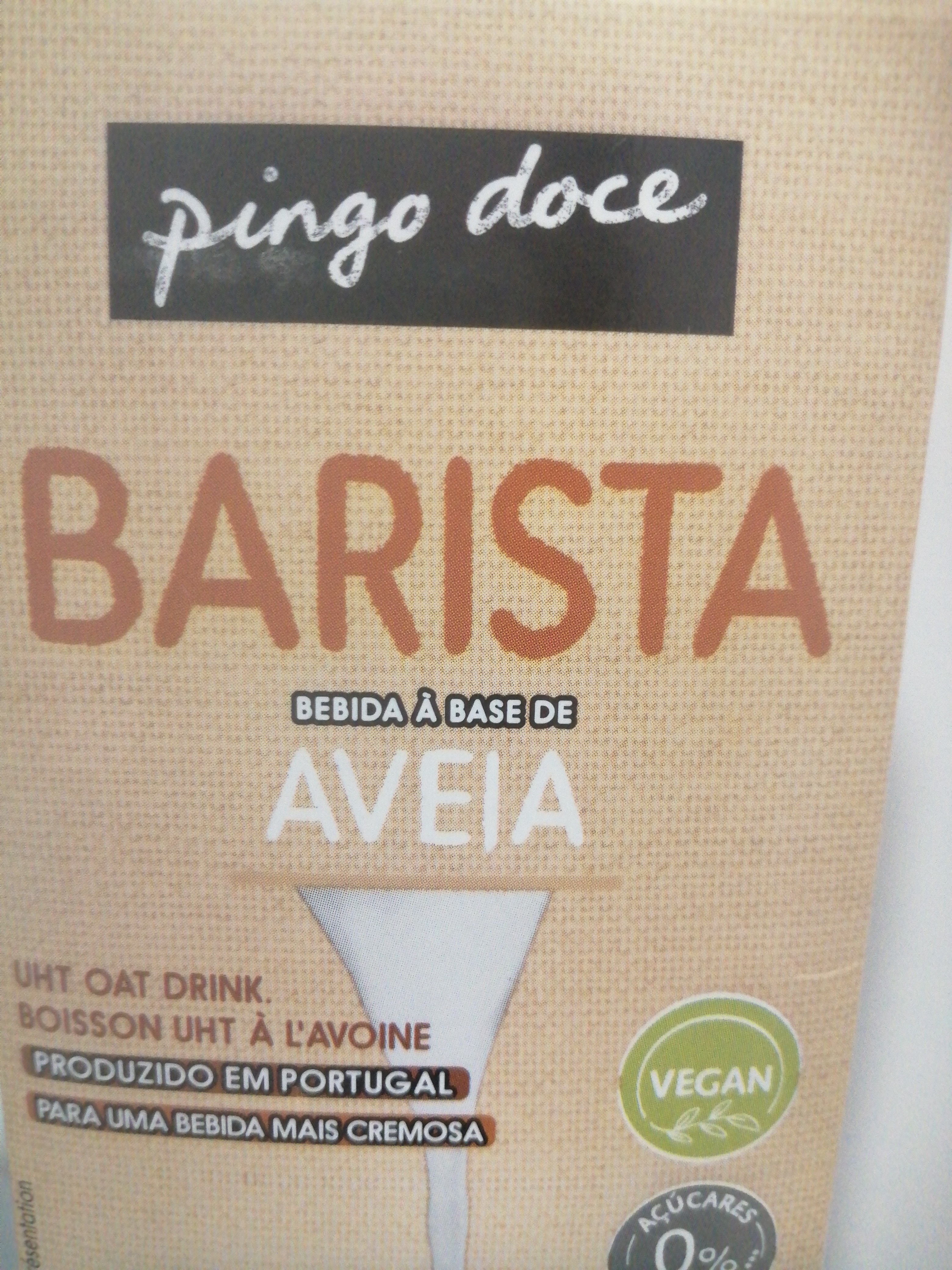 Bebida à Base de Aveia Barista