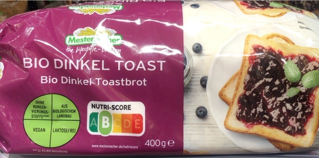 Bio Dinkel Toast