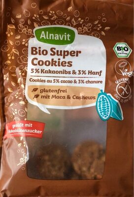 Bio Kakao Hanf Cookies glutenfrei