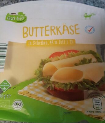 Bio-Butterkäse in Scheiben