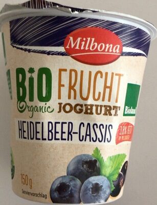 Bio-Fruchtjoghurt - Heidelbeer-Cassis