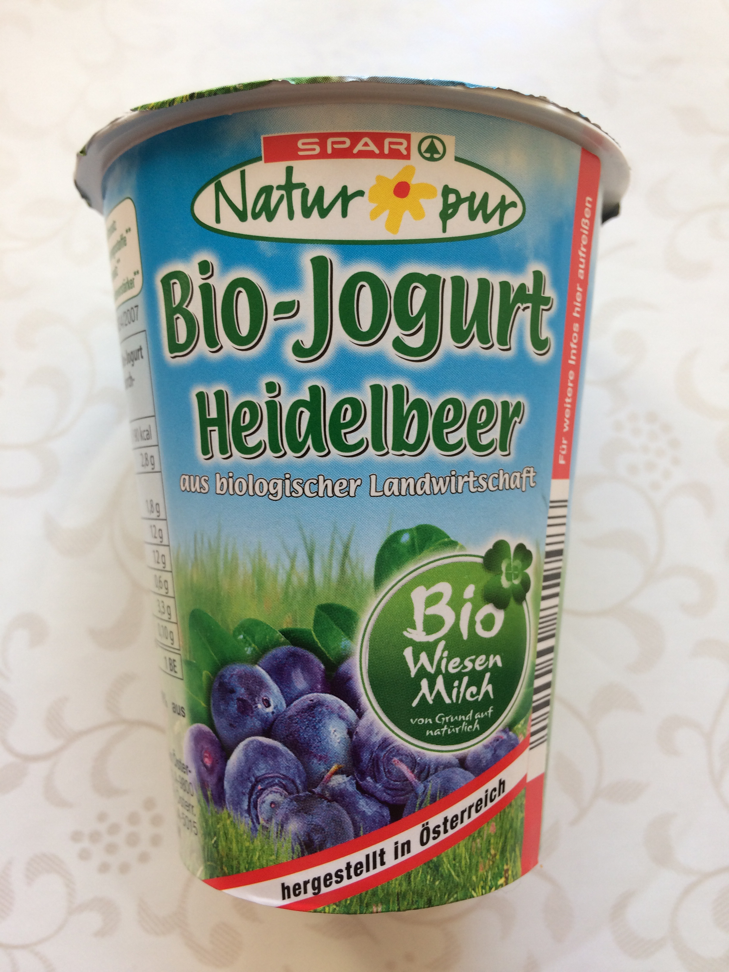 Bio-Jogurt Heidelbeer