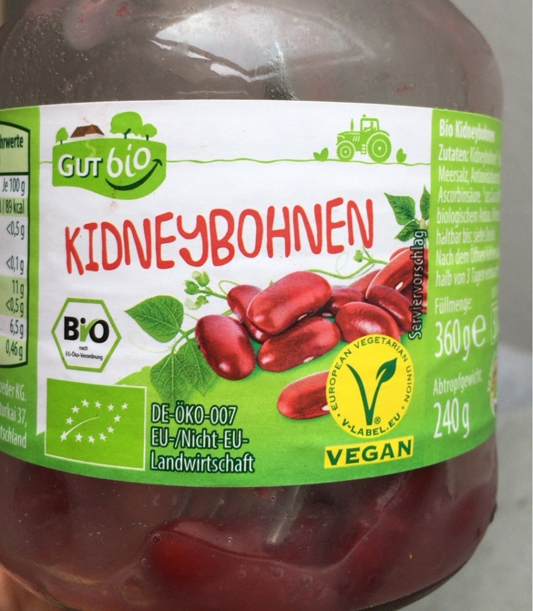 Bio-Kidneybohnen