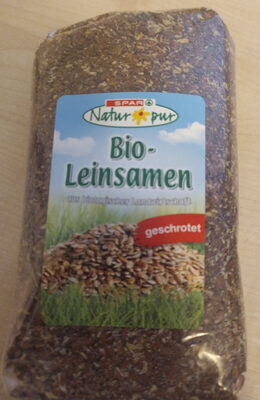 Bio-Leinsamen geschrotet