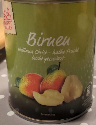 Birnen leicht gezuckert