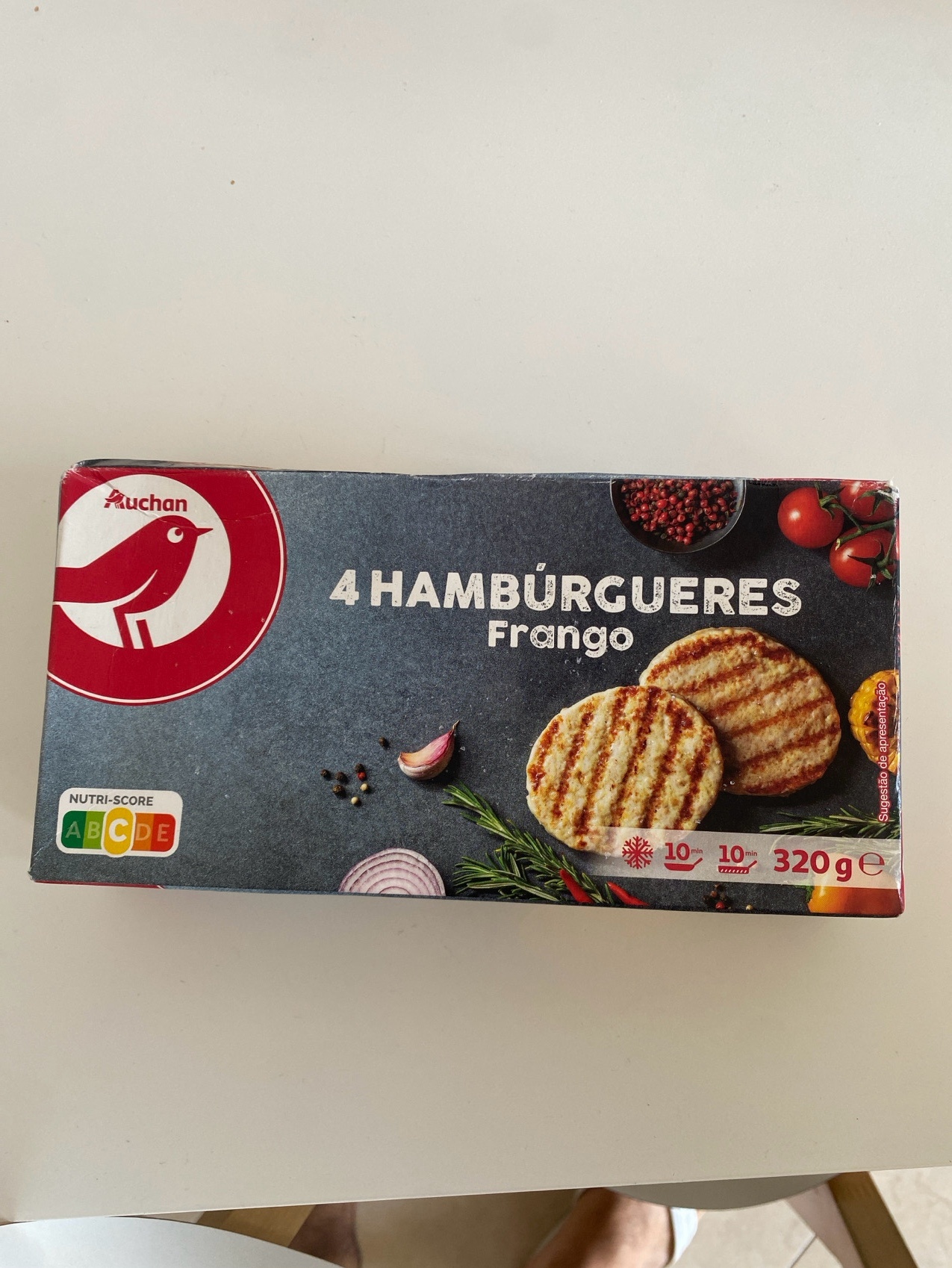 4 Hambúrgueres Frango