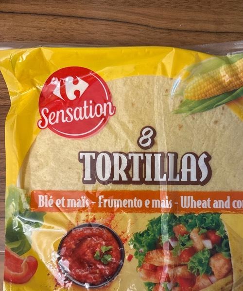 8 tortillas
