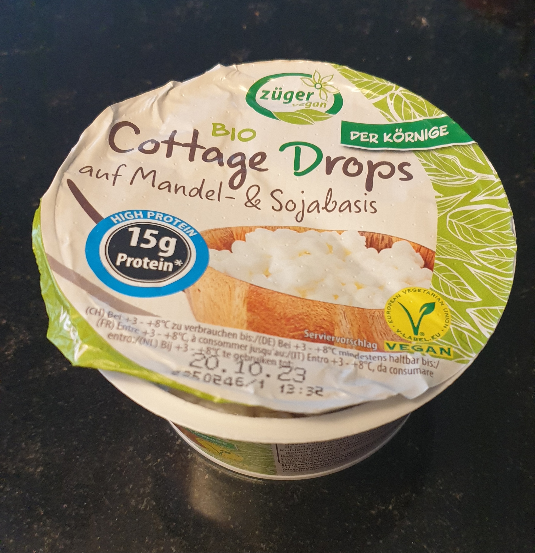 Vegan cottage drops