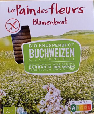 Blumenbrot Bio Knusperbrot Buchweizen