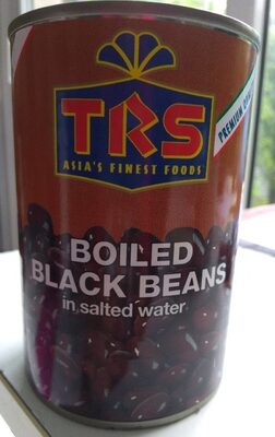 Boiled black beans