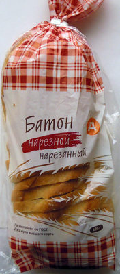 Батон нарезной нарезанный