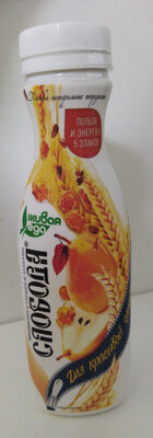 Биойогурт "Слобода" с грушей и злаками