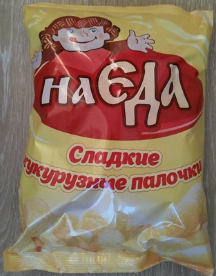 Изделия крупяные экструдированные палочки кукурузные сладкие