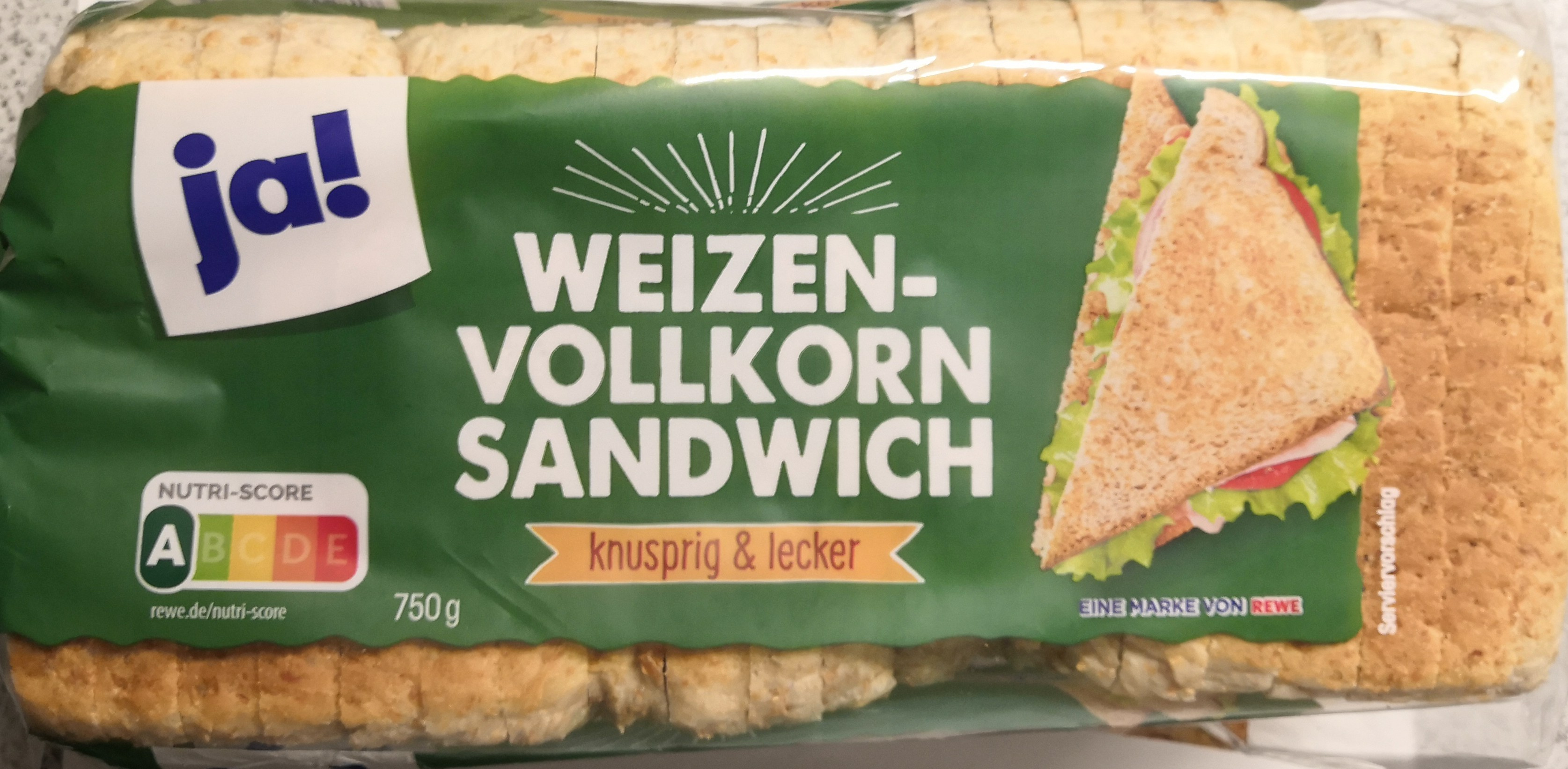 Brot Weizen Vollkorn Sandwich