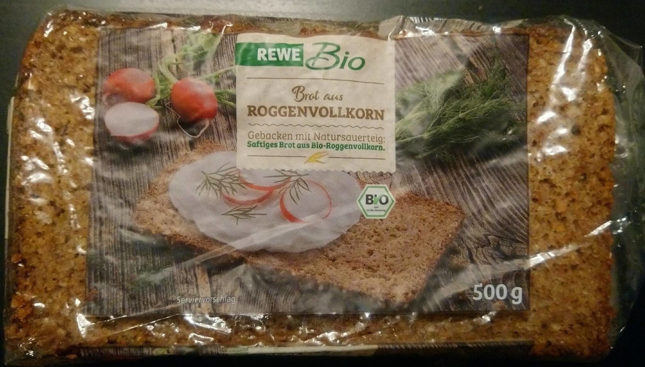 Brot aus Roggenvollkorn