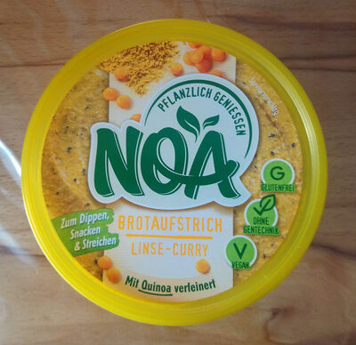 Brotaufstrich Linse-Curry
