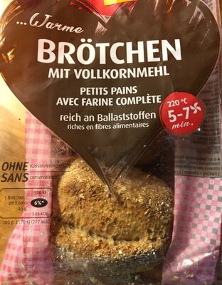 Brötchen mit Vollkornmehl