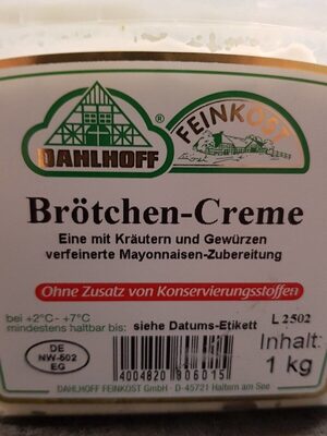 Brötchen-Creme