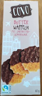 Butter Waffeln mit Zartbitterschokolade