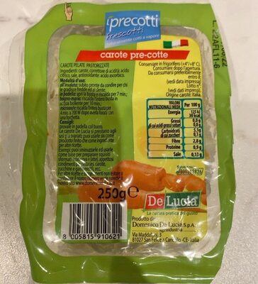 Carote precotte