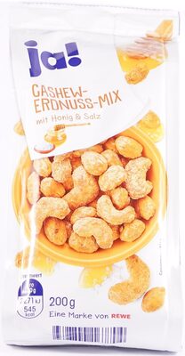 Cashew-Erdnuss-Mix mit Honig & Salz